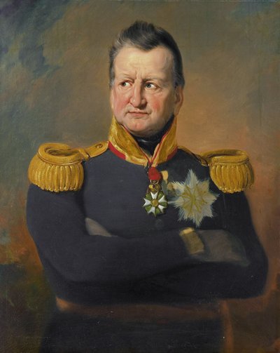 Portrait of General David Hendrik Chassé by Jan Willem Pieneman